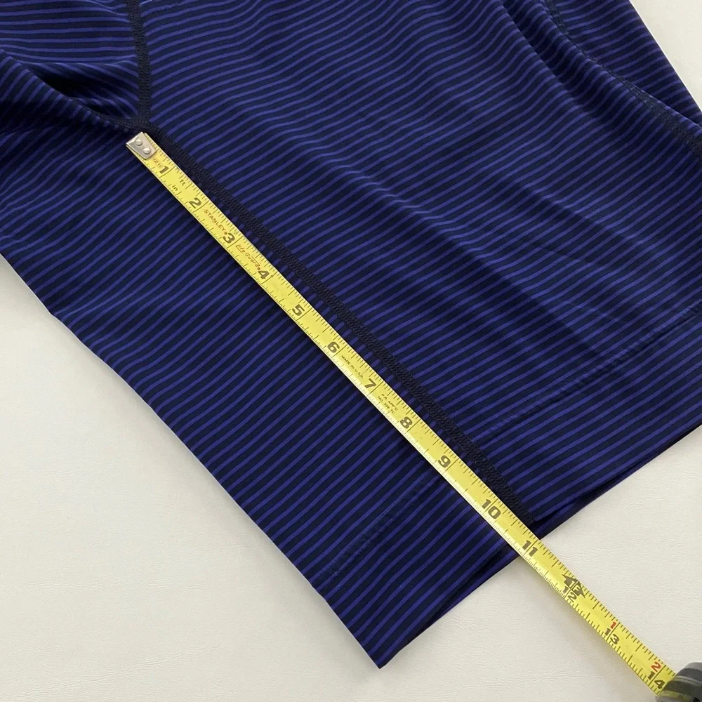 Lululemon Men’s Short 11” Athletic Shorts Size 30 - 32"  Striped Stretch Purple - Picture 14 of 15